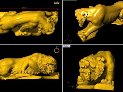 Tiger Free 3D print model