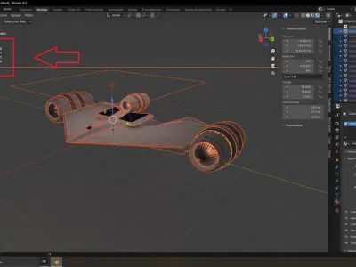 Nave Sci--Fi 3D model