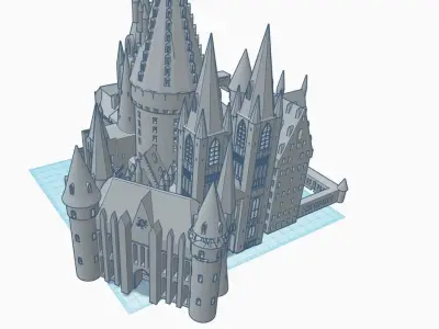 Hogwarts harry potter castle 3D print model