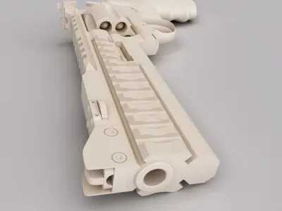 Nighthawk Korth Revolver 3D model