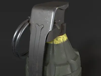 Gerenade With Textures 3D model