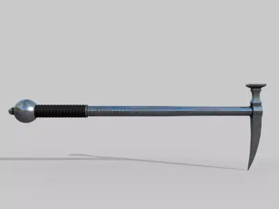 War hammer Low-poly 3D model