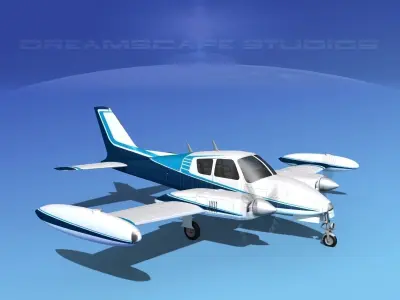 Cessna 310 V05 3D model