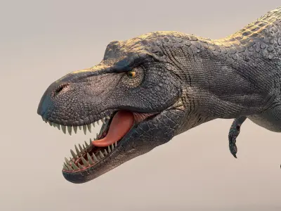 T-Rex 3D model t - rex dinosaur Low-poly 3D model