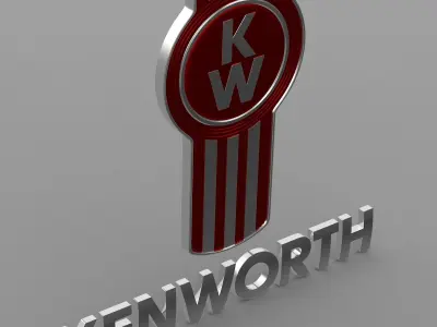 kenworth logo 3D model