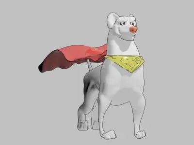 Krypto the Superdog model 3D model