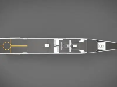 la fayette class frigate 3D model