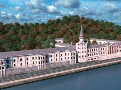 Kuleli Askeri Lisesi - Kuleli Military High School 3D model