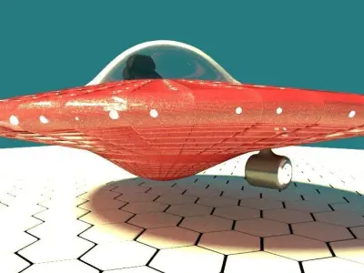 Space alliance jet Free low-poly 3D model