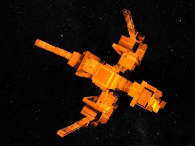 Alien capitalship  3D model