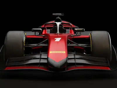 Dallara F2 2024 Template for Livery 3D model