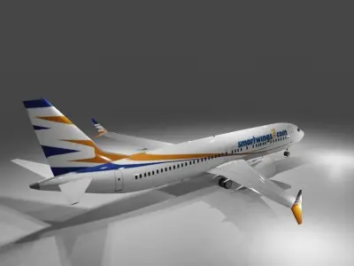 Smartwings boeing 737 max 8 3d model  Low-poly 3D model