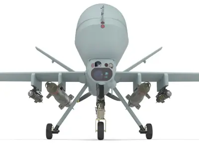 General Atomics UAV MQ-9 Reaper Military Aircraft Drone 3D model