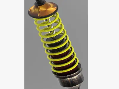 Shock absorber shock absorbing 3d printer Free 3D model