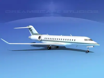 Global Express 8000 V03 3D model
