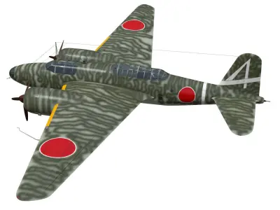 Ki21 Type II Kou Sally 3D model