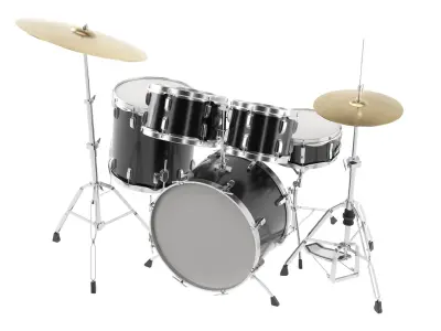 Drum Set 3D model purchase