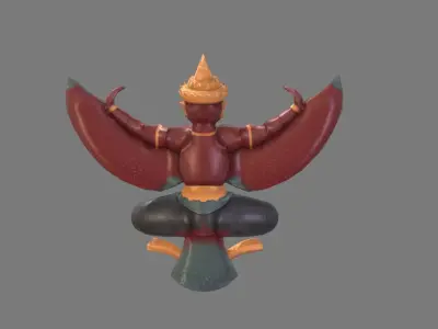 Garuda Statue 3D model
