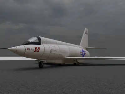  Bell X-2 Starbuster 3D model