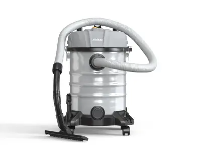 Akitas Wet and Dry Vacuum Cleaner Low-poly 3D model