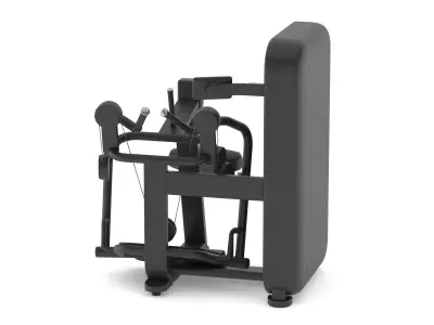 Technogym Selectorized Artis Low Row 3D model