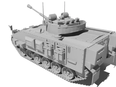 Tank for 3D print 3D print model
