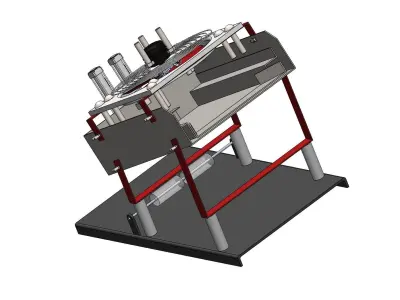 Strong wind removal machine 3D model