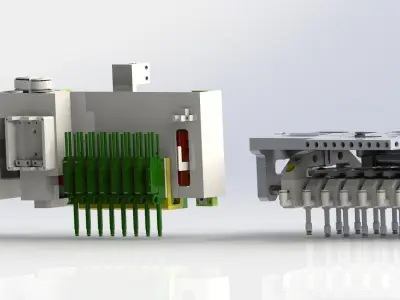 Variable distance mechanism 3D model