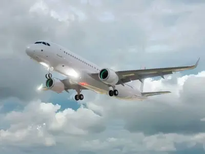 A320 NEO Low-poly 3D model