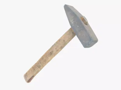 Hammer Big Low-poly 3D model