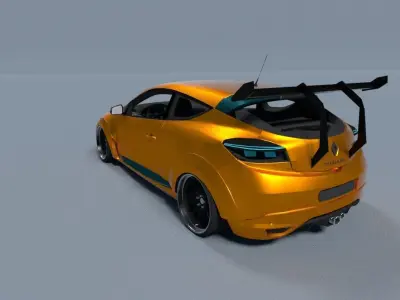 Renault Megane RS wide-body by Kaiser Design Free 3D model