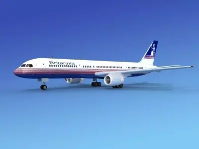 Boeing 757-200 Britannia Airways 2 3D model