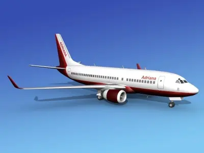 Boeing 737-700ER Adriana 3D model