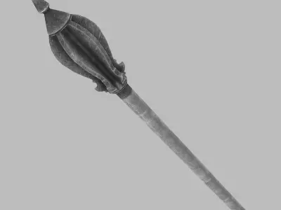 Indian mace 3D model