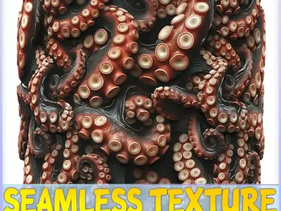  Octopus Seamless Texture Texture