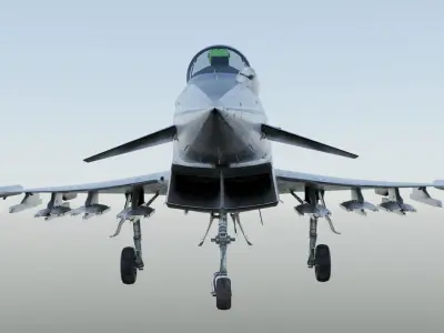 Euro Fighter Typhoon 3D model