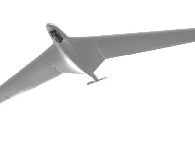 Drone UAV ZALA 421 3D model