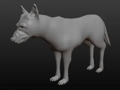 dog model 3D model