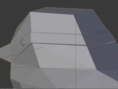 Bird Blue Tit - low poly Free 3D print model