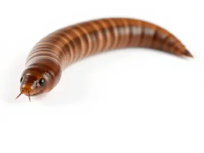 Millipede Model Pack  Naturalistic Insect Render Low-poly 3D model