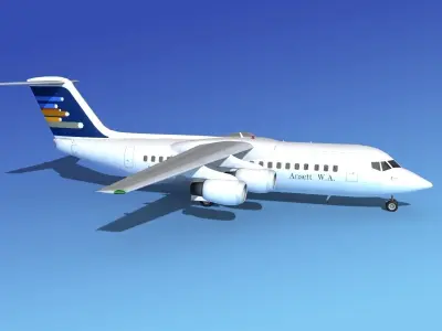 BAe 146-300 Ansett Australia 3D model