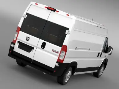 Ram Promaster Cargo 3500 HR 159WB 2015 3D model