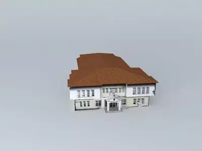 Cultural center 3D model