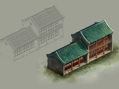 gAME Residential - Commercial - Architecture 32 3D model