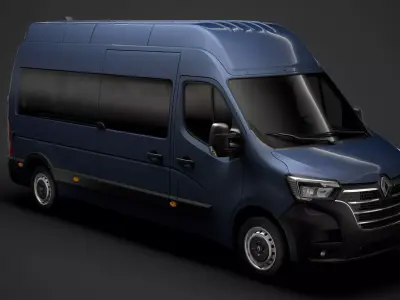Renault Master L3H3 Minibus 2020 3D model