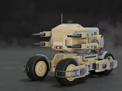 UGV Concept-2-Desert 3D model