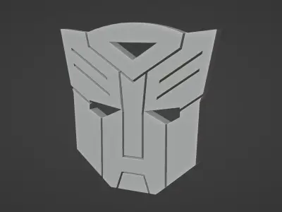transformers icon Free low-poly 3D model