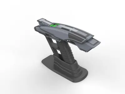  Picard Phaser - Star Trek - Commercial - Printable - STL 3D print model