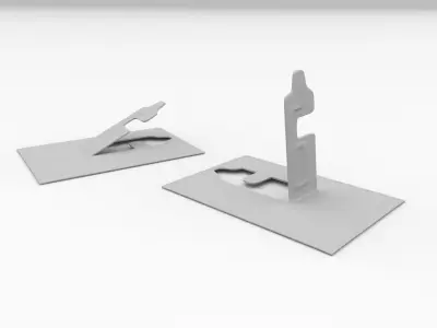 Mosquito Coil Stand 3D model