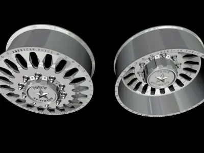 Wheel American Force Dually N20 MASSIVE DRW 3D model